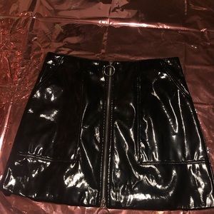 Forever 21 Vinyl Skirt
